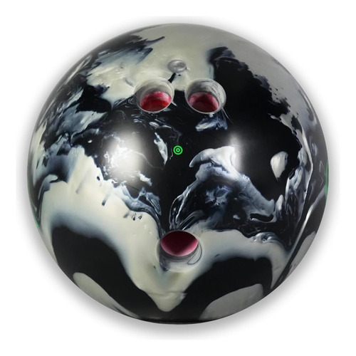 Bola De Boliche Elite Black Silver Ez Hook Preperforada