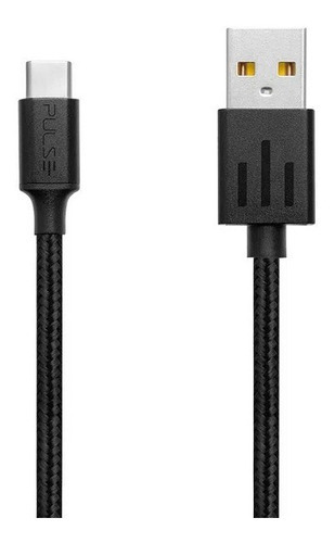 Kit Carregador De Parede Premium Charger Usb-c Pulse Cb153 Cor Preto