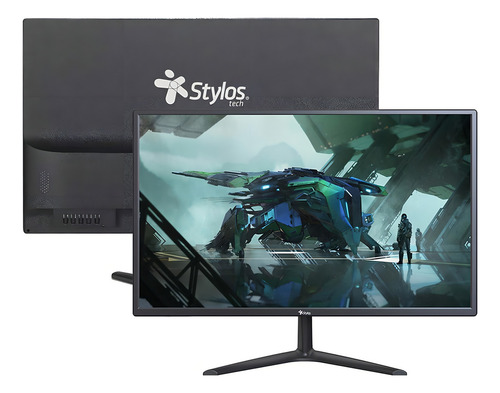 Monitor Stylos Tech Led Negro 127v