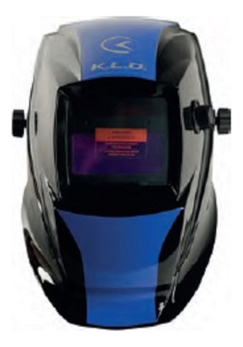 Máscara Fotosensible Regulable Kld Careta Soldar Automática Azul Kld1079