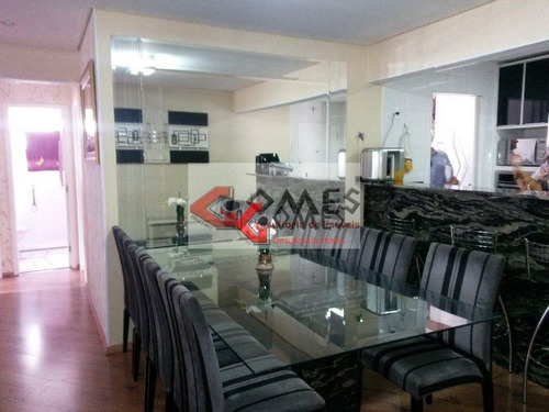 Apartamento Com 2 Dormitórios À Venda, 104 M² Por R$ 725.000,00 - Centro - São Bernardo Do Campo/sp - Ap1037
