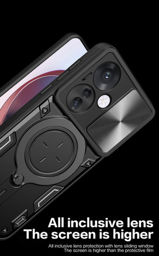 Hefu Capa Com Suporte Magnético Para Oppo Realme 11f 5g