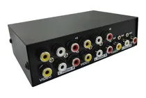 Comprar Selector Switch Rca Video Audio 4x1  4 Entradas 1 Salida Rca