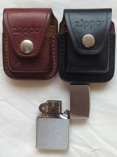 2 Estuches Y 1 Encendedor Yesquero Originales Marca Zippo 