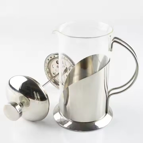Cafetera Embolo Manual Prensa Francesa 1 Litro Vidrio Acero
