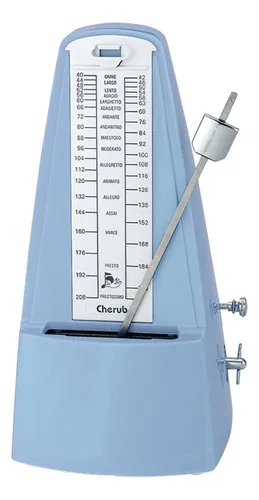 Metrónomo Mecánico Azul Wsm-305 Cherub