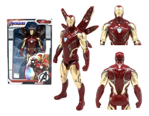 Marvel Avengers Super Hero Iron Man Acción Figura Modelo 