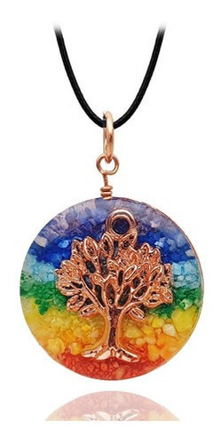 Collar Orgonita 7 Chakras Arbol De La Vida + Estuche