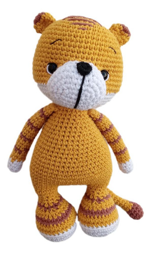 Tigre Amigurumi Muñeco De Apego Tejido Al Crochet