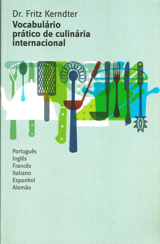 Livro Vocabulário Prático De Culinária Internacional