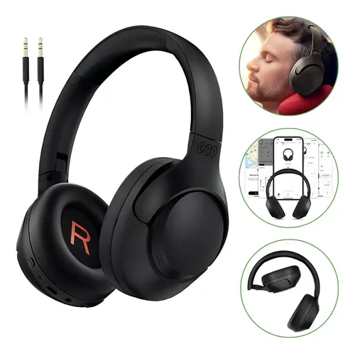 Qcy H3 Anc Fones De Ouvido Bluetooth 5.4 On-ear 60h 43db Mic
