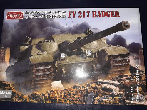 Amusing British Heavy Tank Destroyer Fv 217 Badger