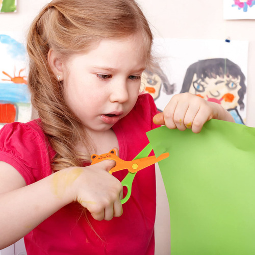 Tijeras De Plastico Para Niños De Entrenamiento Preescolar