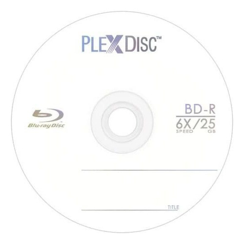 Plexdisc 633 814 25 Gb 6 X Logo Parte Superior Sola C