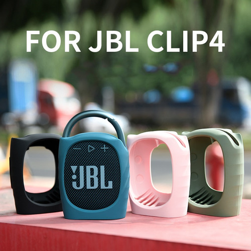 Funda Protectora Silicona Para Jbl Clip4 Altavoz Bluetooth