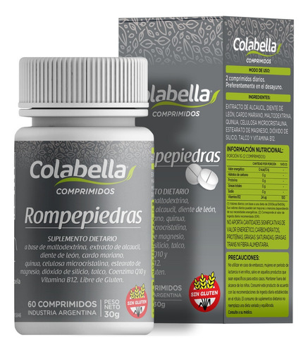 Rompepiedras Colabella Alcaucil Diente Leon Y Cardo Mariano Sabor Sin Sabor