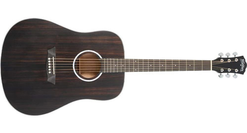 Washburn Deep Forest Ebony Guitarra Acustica Ebano Rayas