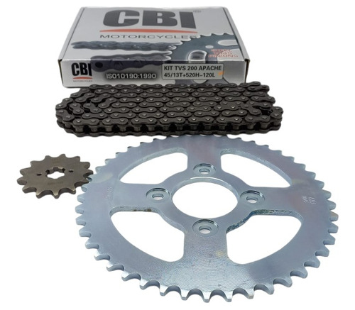 Arrastre Kit Apache 200 Rtr200 45/13t 520h-120l Cbi