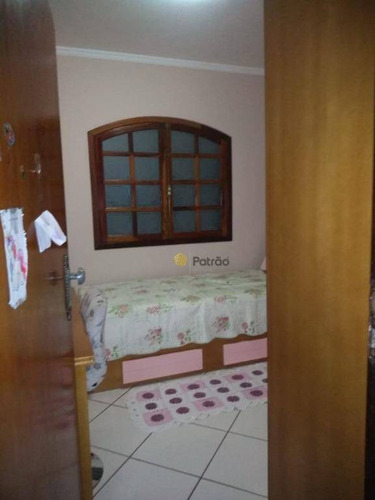 Sobrado Com 3 Dormitórios À Venda, 189 M² Por R$ 450.000,00 - Jardim Santo André - Santo André/sp - So0892