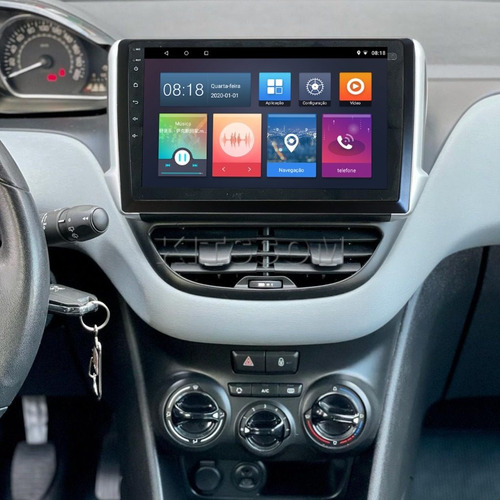 Multimídia Peugeot 2008 208 2017 2018 2019 2020 V2 Carplay 9