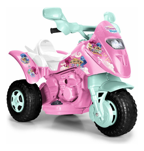 Triciclo a batería para niños Feber Trimoto Shimmer & Shine Drive  color rosa 