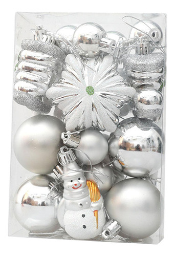 L Adornos De Bolas De Navidad Juego De 11,5 X 6 X 17,5 Cm