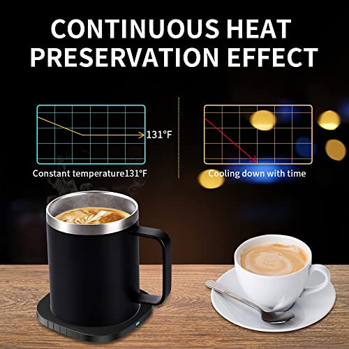 Taza De Café Autocalentable, Juego De Taza De Café Fu...