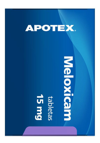 Meloxicam 15 Mg Caja Con Frasco Con 10 Tabletas