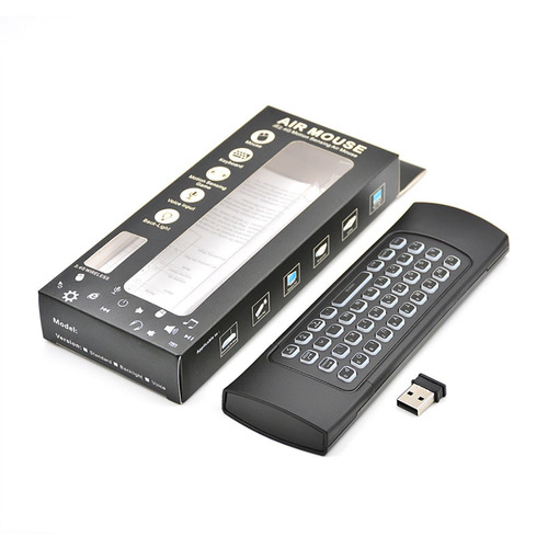 Mx3 Retroiluminado 2.4ghz Volar Aire Ratón Teclado Inalámbri