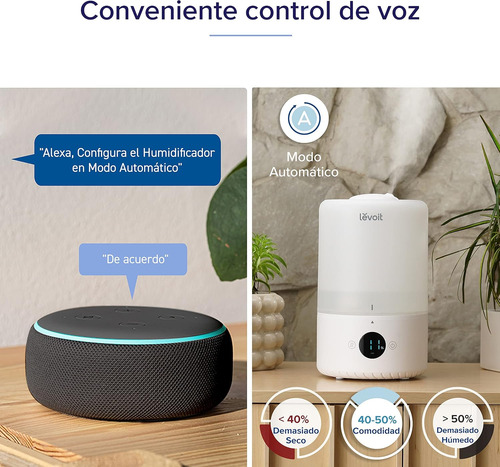 Levoit 3l Top-fill Humidificador A Bebés Para Aliviar Mocos