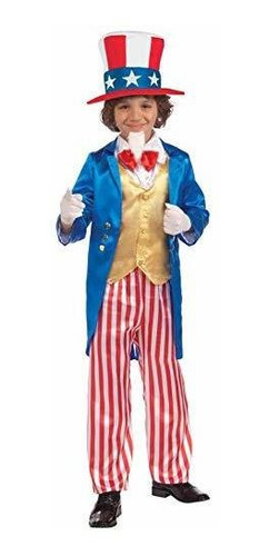 Forum Kids Deluxe Uncle Sam Outfit Patriotic July 4th Costum