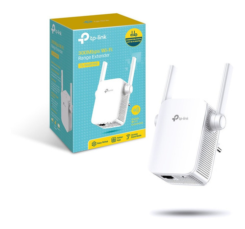Repetidor Wi-fi Tp-link 300 Mbps Tl-wa855re 2 Antenas Ext.