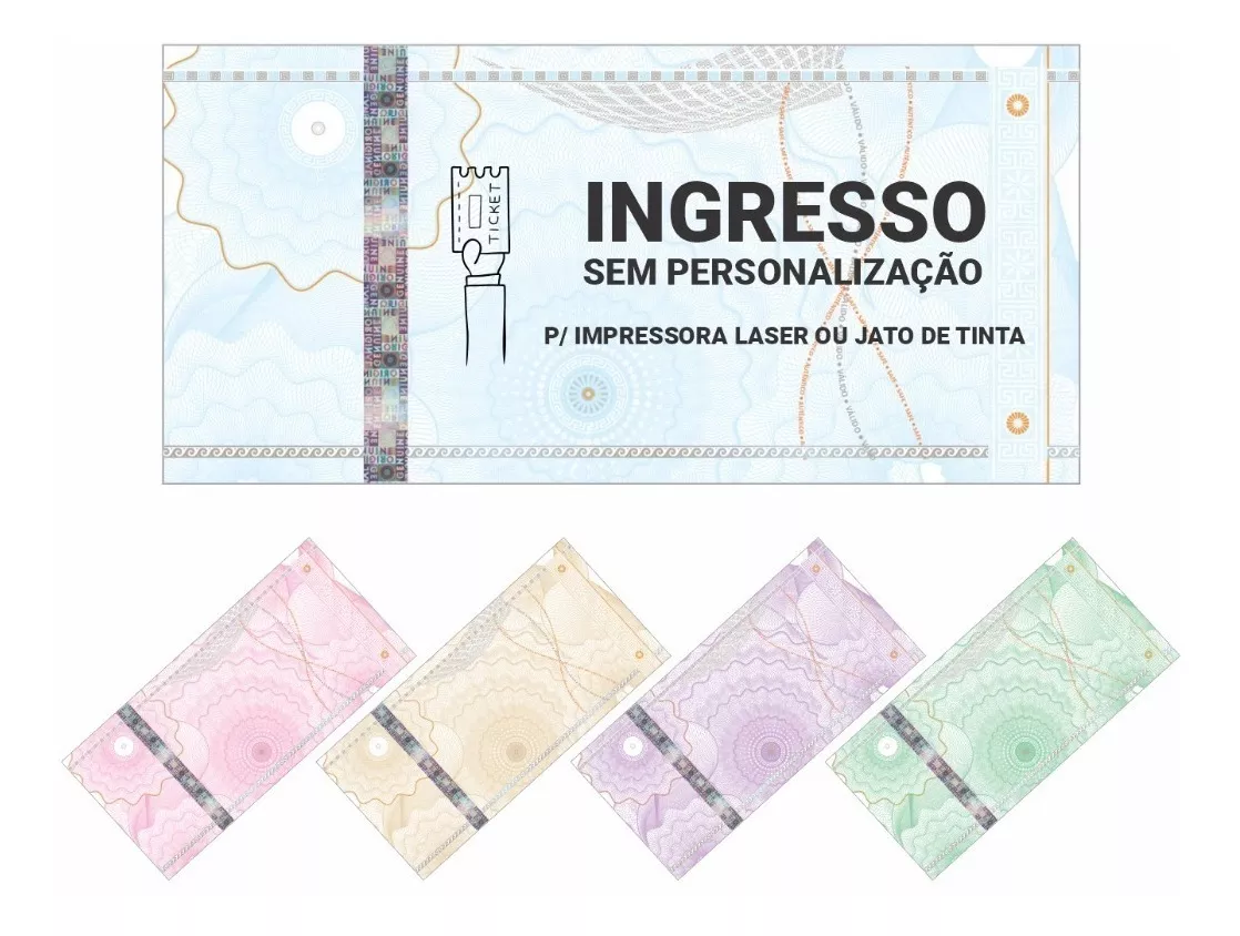 Segunda imagem para pesquisa de papel moeda a4 ingresso