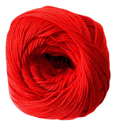 Estambre Algodon Mollet Rebecca Pick Madeja 50g Color 3353 - Rojo