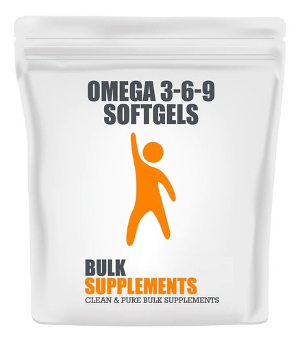 Bulk Supplements | Omega 3-6-9 | 1200mg | 100 Cápsulas Blan