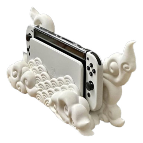 Soporte Nubes Nintendo Switch Dock Base Gamer Anime Cloud