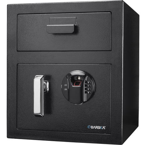 Barska Ax13108 Biometric Keypad Depository Safe, Talla Unica