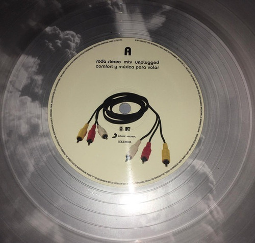 Imagen 2 de 5 de Vinilo Soda Stereo Comfort Y Música Para Volar Transparente
