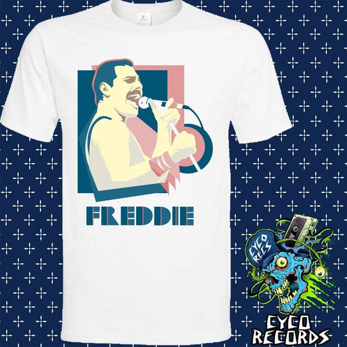 Freddie - Blanca - Rock - Polera- Cyco Records