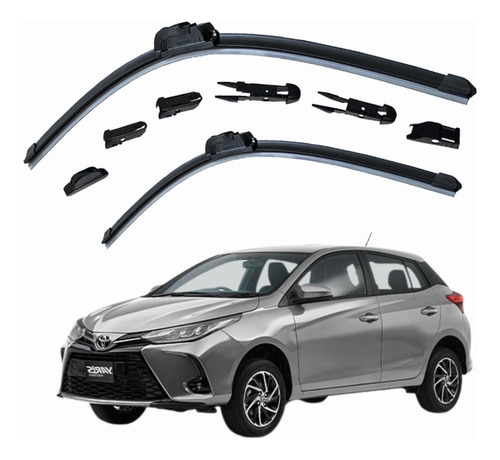 2 Plumas Limpiaparabrisas Reluvsa Toyota Yaris Hb 2014-2022