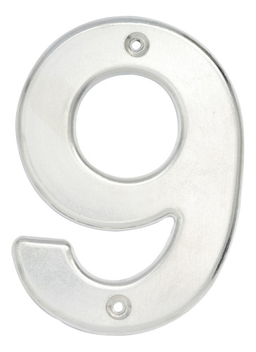 Numero 9 Bold 4  Cromo Satinado Lock (5pz)