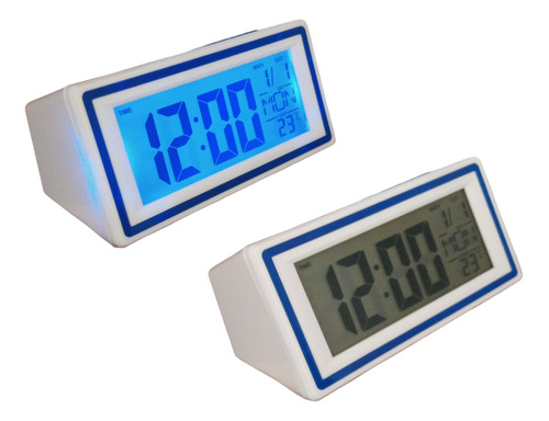 Reloj Digital Mesa Luz Alarma Calendario Temperatura 