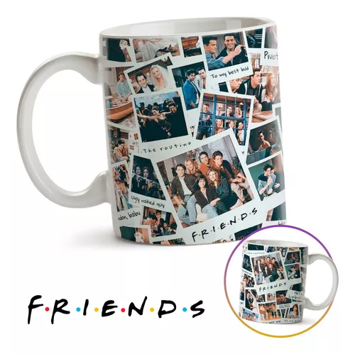 Caneca de Porcelana - Mais que amigos, Friends