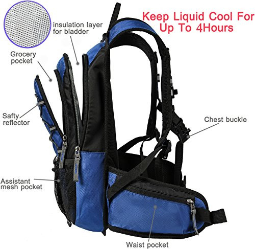 Mochila Hidratación 2l Para Correr, Senderismo, Ciclismo -