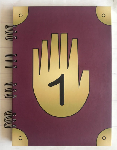 Cuaderno Artesanal A4 De Gravity Falls - Diario N° 1