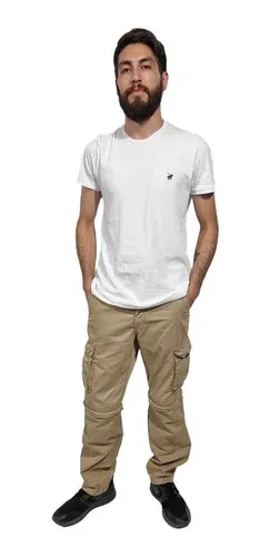 Pantalon Jogger Cargo Hombre Gabardina Premium Oldtown Polo