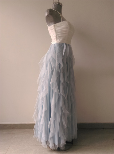 Vestido De Fiesta Tul Para Mujer - Teeze Me Talla Ch (Usado)