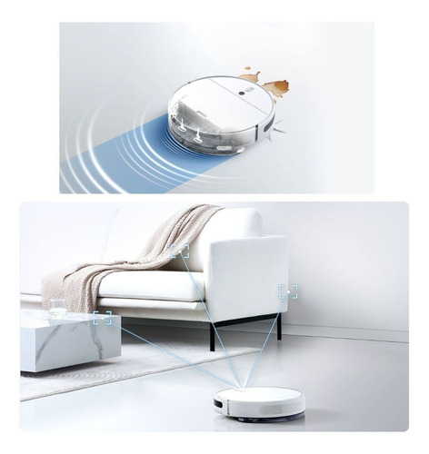 Aspiradora trapeadora robot Xiaomi Smart Duo Mi Robot Vacuum-Mop 2 blanca 100V/240V