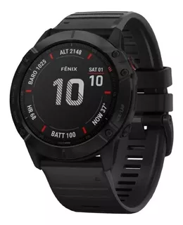 Smartwatch Garmin Fenix 6x Pro, Gps, 5 Atm, Negro_____
