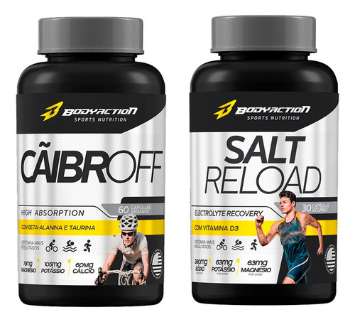 Kit P/ Reposição Salt Reload E Cãibroff - Bodyaction